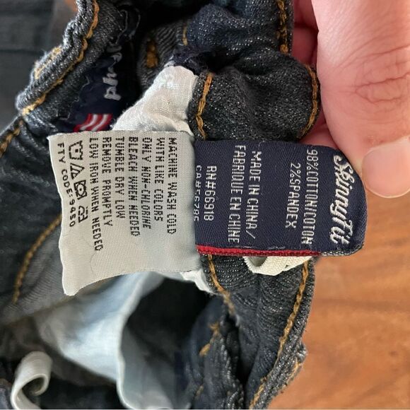 Phat Farm Boys Jeans Dark Gray Adjustable Waist Size 4 - Picture 2 of 11